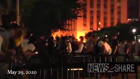 3 years ago President Trump was evacuated from the White House