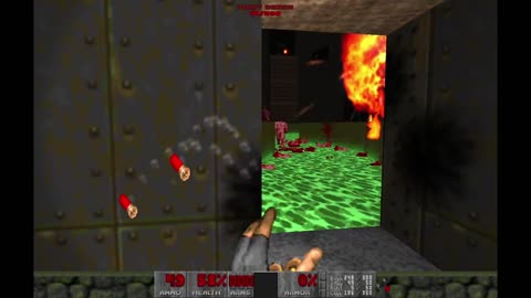 Brutal Doom 2 - Hell on Earth - Ultra Violence - The Crusher (level 6) - 100% completion
