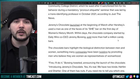 College SUSPENDS Professor For Giving out Jeremy's Chocolate, Conservatives WINNING Parallel Economy