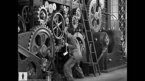 Charlie Chaplin - The Mechanic-s Assistant- Scene from Modern Times