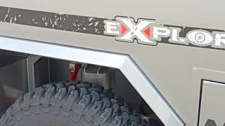 Eiger Gray custom exterior unique njstar rv off road trailer for family travelling