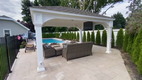 Marble Pavers For Pool Coping And Patio
