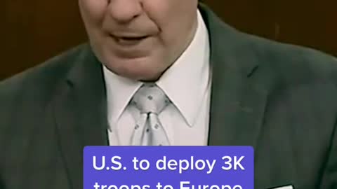 U.S. to deploy 3K troops to Europe