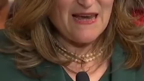 Chrystia Freeland's Awkward Clap