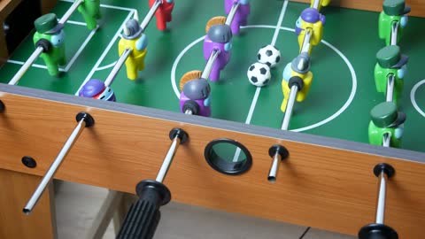 AMONG US AS PLAYERS How To Make AMONG US Football Table Game