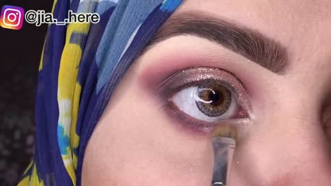Traditional Walima | Reception Bride eye makeup step by step tutorial for beginners by Jia Here