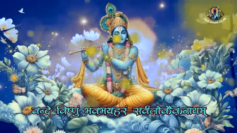 Vishnu Mantra Shantakaram Bhujagashayanam शान्ताकारं भुजगशयनं Vishnu stuti mantra