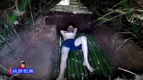 primitive technology Brazil Amazonas; UNDERGROUND HOUSE underground house