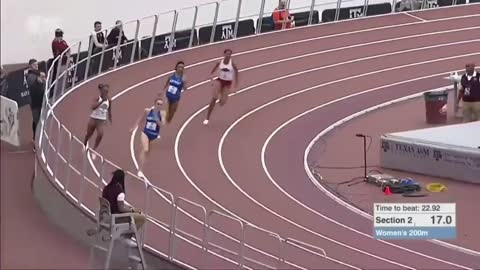 We Are Witnessing HISTORY! || Abby Steiner & Favour Ofili - The 2022 SEC Championships 200 Meters