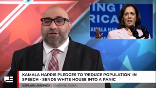 White House in Panic as Kamala Harris Pledges To 'Reduce Population' In Speech