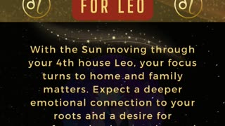 LEO - Family, Home & Domestic Harmony