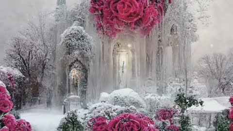 Roses in ice You are my soul today