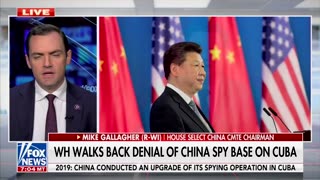 Rep. Mike Gallagher Slams The Biden Administration For Backtracking On The Chinese Spy Balloon, Base