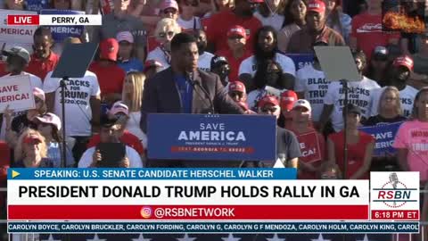 Herschel Walker Trump Speech