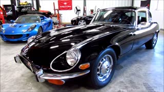 1971 Jaguar E-Type XKE Coupe 2+2 Series II 5.3L V12 Automatic Black