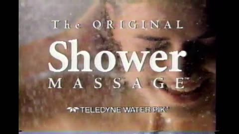 Teledyne Water Pik Shower Massage Commercial (1995)