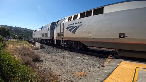 Amtrak Train #5 California Zephyr in Martinez Ca 8/28/23