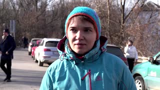 'We are really scared': Ukrainians flee war at home