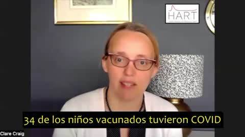 Dra. Clare Craig - No debieron autorizar inoculaciones ARNm a niños de 6 meses a 4 años de edad