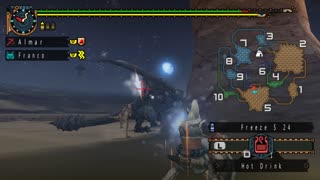 Monster Hunter Freedom Unite - The Fierce Black Horn Quest Walkthrough