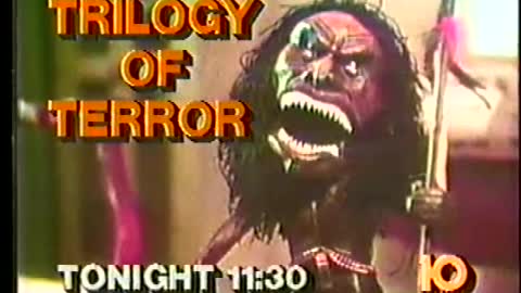 TRILOGY OF TERROR 1975 Horror Omnibus TV Movie - Late Show Movie Promo & FULL MOVIE in HD