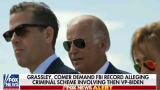 FBI Reveals then-VP Biden Engaged in a Criminal Bribery Scheme with a Foreign National