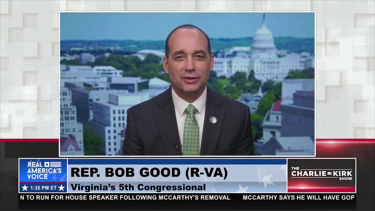 Rep Good Rep. Bob Good: Removal of Kevin McCarthy is a Great Step Towards Change ...