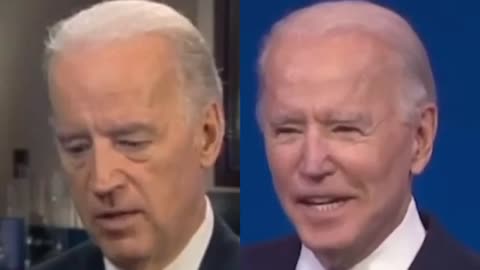 Fake And Real Biden Comparison