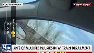 🚨 Reports of multiple injuries- Wisconsin train derailment