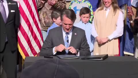 BREAKING: Gov Glenn Youngkin signs SB 739, making school mask mandates ILLEGAL in Virginia.