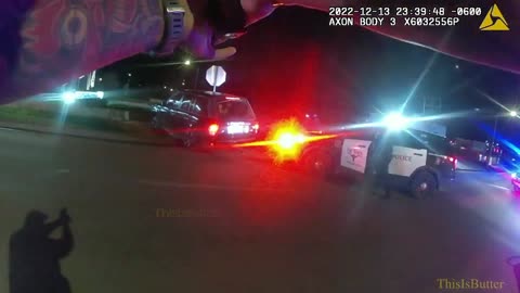 Fort Worth police release edited video of incident where officer shot alleged car thief