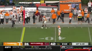 #5 Tennessee vs South Carolina (UPSET) Football Game Highlights 11-19-2022