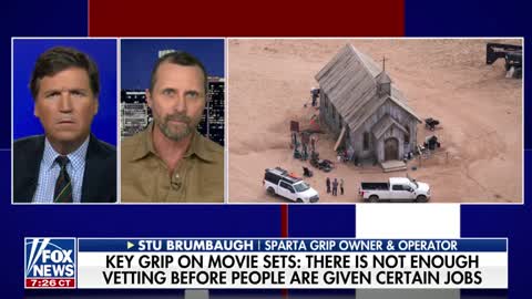 Tucker Carlson speaks with key grip Stu Brumbaugh about Hollywood actors and guns on set.