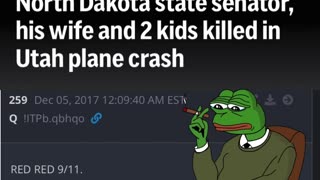 North Dakota Senator Doug Larsen Dies in Plane Crash - Targeted Kill?