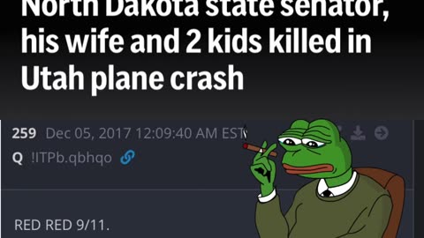 North Dakota Senator Doug Larsen Dies in Plane Crash - Targeted Kill?