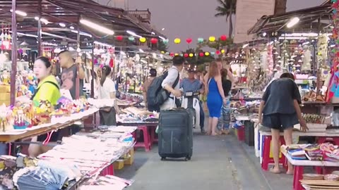 Souvenir night market in Hoi An