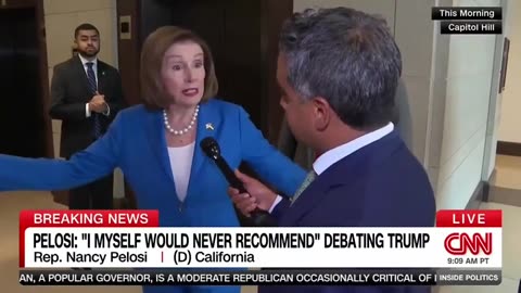 Pelosi DON'T Recommend Going On Stage With Trump BUT Separate Town Halls