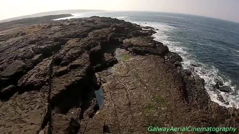 Beautiful drone footage of The Burren in Ireland