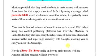 how to make money with amazon affliate marketing