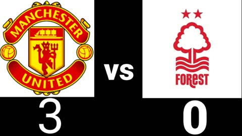 Manchester United beat Nottingham Forest 3-0