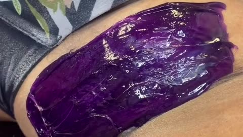 Underarm Waxing with Purple Seduction Synthetic Hard Wax | North Houston Brazilian Waxer