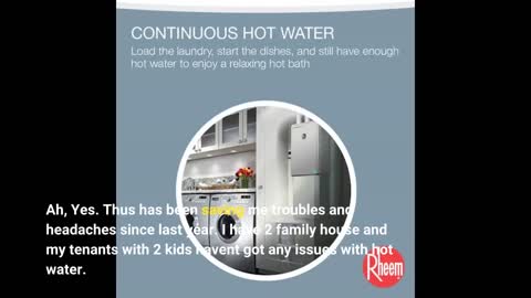 RHEEM RTGH-84DVLN-2 Natural Gas Condensing Tankless Water #heater-Overview