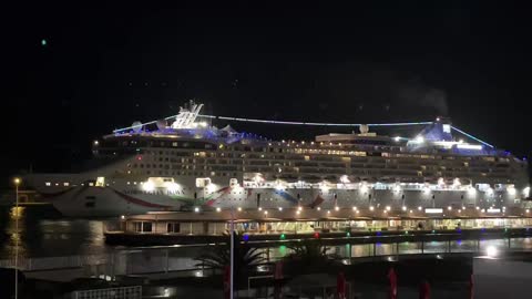 Norwegian Dawn Norwegian Cruise Line departure Ponta Delgada Azores Portugal - 12.11.2022