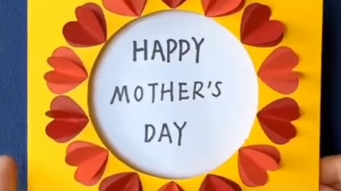 How To Make Paper Card For Your Mother | Happy Mother day Card