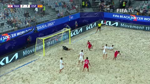 Tahiti v Spain FIFA Beach Soccer World Cup 2021 Match Highlights