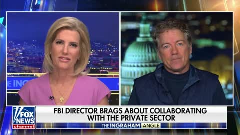 Dr. Paul Joins the Ingraham Angle to Discuss FBI Collaboration with Big Tech - January 20, 2023