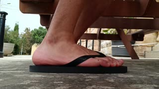 Male Flip Flop Shoeplay 👣