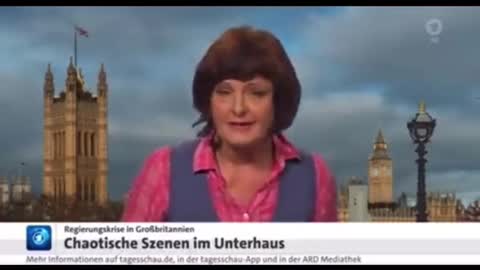 German TV reporting on UK politics