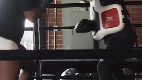 Mike Tyson training for his fight with Jake Paul!!!