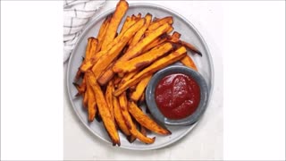 Homemade Crispy sweet potatoes